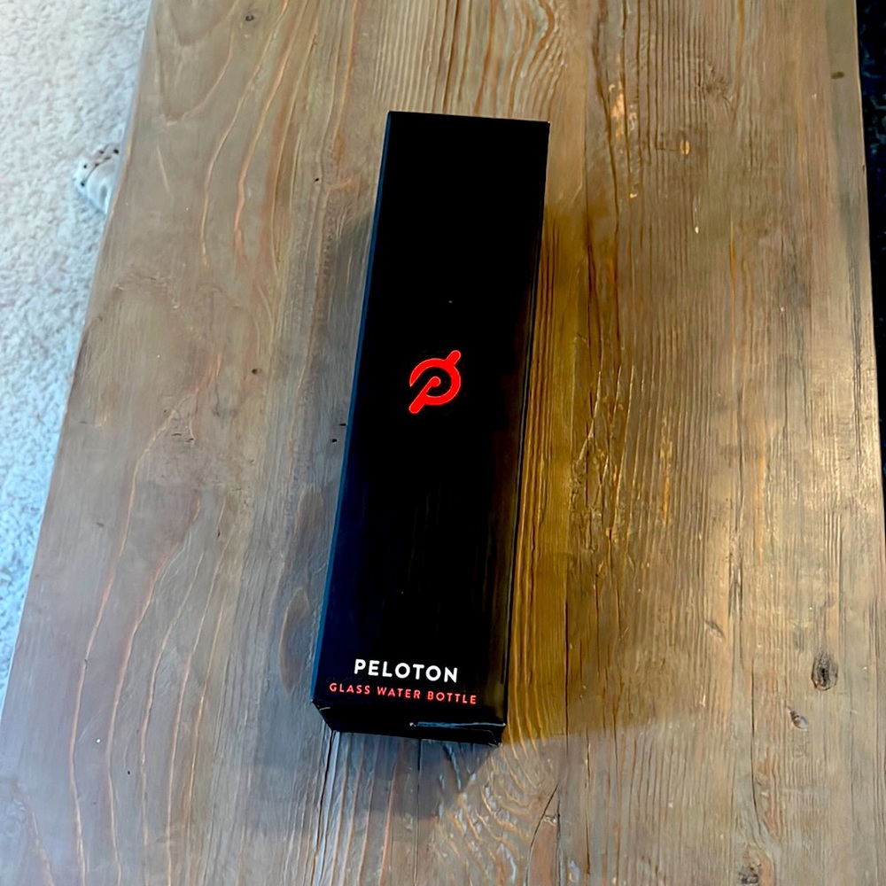 New Peloton Glass Water Bottle